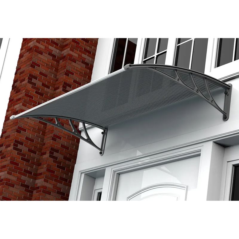 Alero-Polic.-Transp-125X100-Soporte-Gris