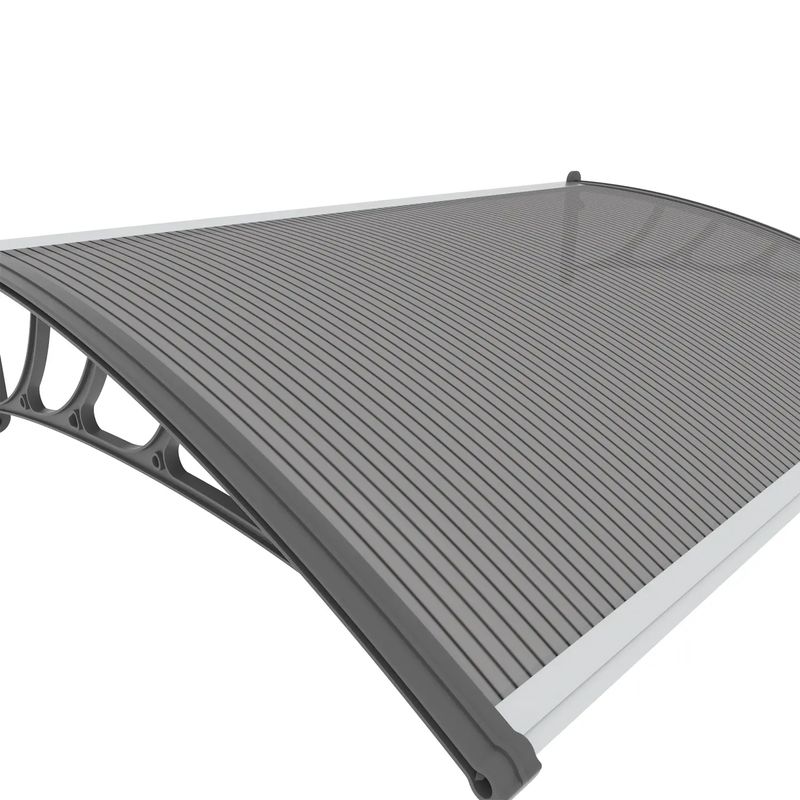 Alero-Polic.-Transp-125X100-Soporte-Gris