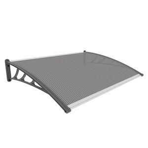 Alero Polic. Transp 125X150 Soporte Gris - MAXI