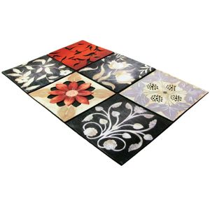 Tapete Entrada Flores 55.9X86.4Cm - SOHO CARPETS