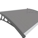 Alero-Polic.-Transp-125X80-Soporte-Gris