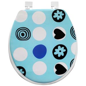 Asiento Banio Redondo Acolchado Corazones - WRT