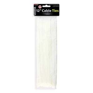 Amarracables Nailon Blanca Pack100 12Plg - STERLING TOOLS