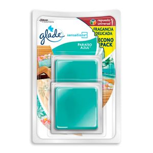 Ambiental Gel Sensations Paraiso Azul X 2Un - GLADE