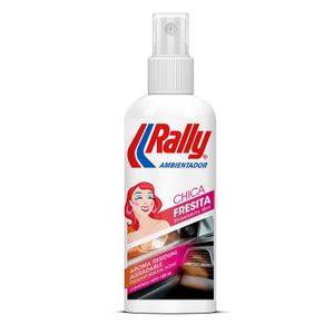Ambiental automotriz en spray de 120 ml con aroma a chica fresita - RALLY
