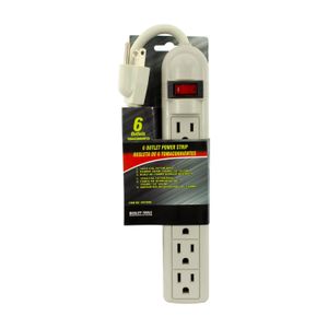 Regleta 6 Salidas 16Awg 3Plg - MAX MOTOR