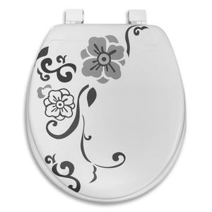 Asiento Banio Redondo Acolchado Mariposagris - WRT