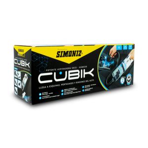 Aspiradora para auto de gran potencia y tamaño compacto para superficies secas y húmedas. Incluye 5 accesorios - SIMONIZ