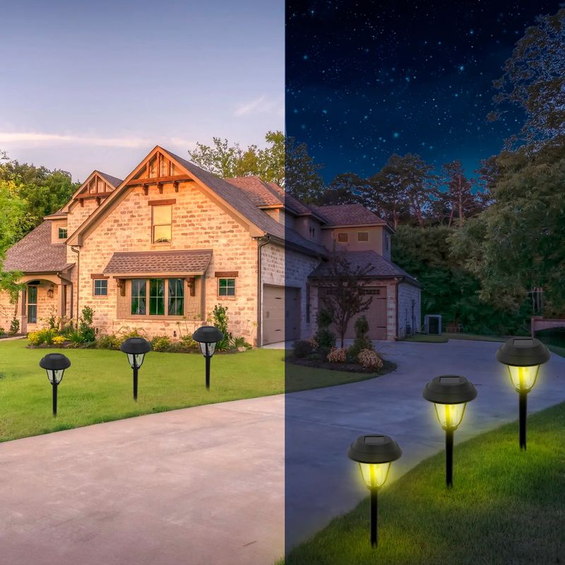 Lampara-solar-LED-plastica-redonda-recargable-con-diseño-de-rejilla-y-luz-amarilla-para-jardin.
