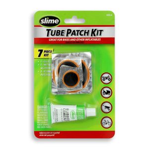 Kit parchador de llantas de 7 piezas. Para reparación de cámara interna de llantas de bicicletas, carretillas, etc - SLIME