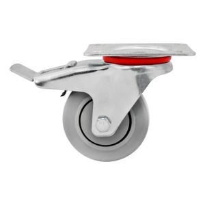 Garrucha 3.5" 55Kg Pu.Pg.B.I. - WRT