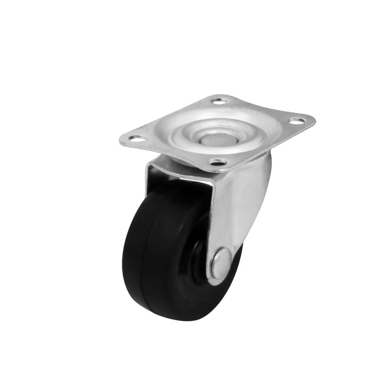 Garrucha-de-2-pulgadas-con-llanta-de-caucho-macizo-y-plataforma-giratoria-en-360º.-CARGA-INTERMEDIA-de-30-kg.