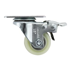 Garrucha 1 1/2" 20Kg Pv.Pg.L.B Blanca - IMSA