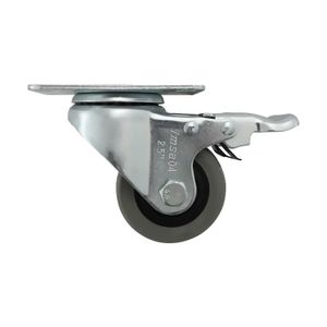 Garrucha 2 1/2" 100Kg Pv.Pg.L.B Gris - IMSA