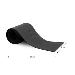 Barredera Pvc Negra 6X1.20Mt - ORGILL