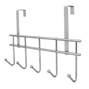 Riel Cromada 5 Ganchos P/Colgar Ropa - SIMPLE SPACES