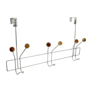Colgador de puerta metálico de 3 ganchos. 11.5 x 28.5 x 51.5 cm - SIMPLE SPACES