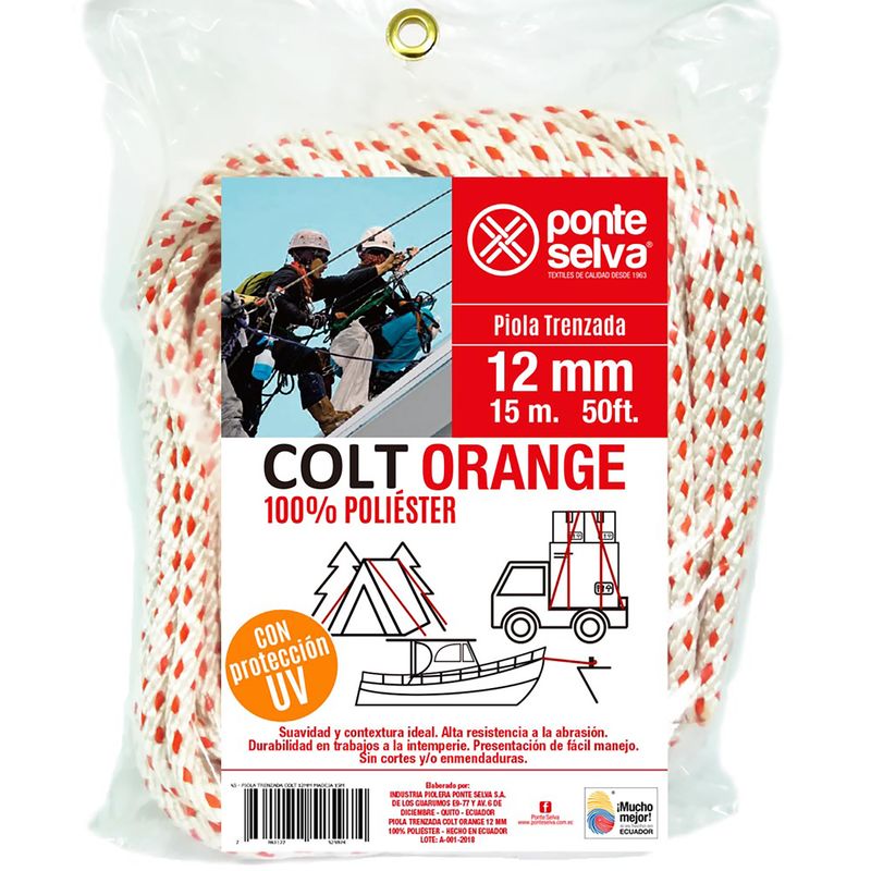 Piola-Trenzada-Colt-12Mm-X-15Mt