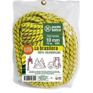 Piola Trenzada La Brasilera 10Mm X 15Mt - PONTE SELVA