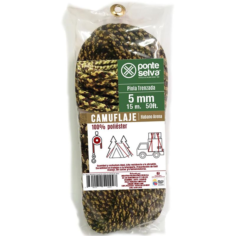 Piola-Trenzada-Camufla-Habano-5Mm-X15Mt