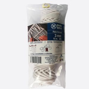 Piola Trenzada De Poliester 3Mm X 15 Mt - PONTE SELVA