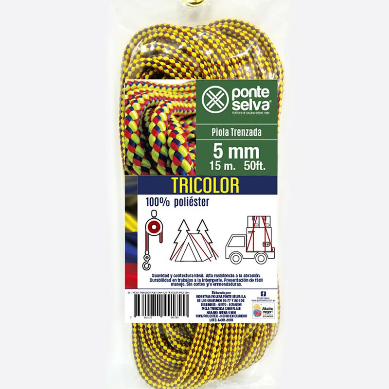 Cuerda Tendedero Polster 3/16X30M Blanca