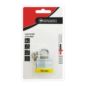 Candado Acero Laminado 30Mm Cermax - IDEACE GATO