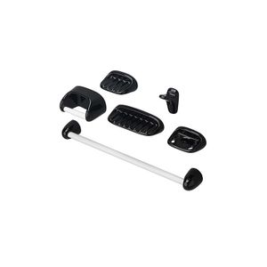 Jgo Acc Banio Porcelana Negro - FV