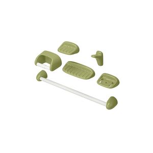 Jgo Acc Banio Porcelana Verde - FV
