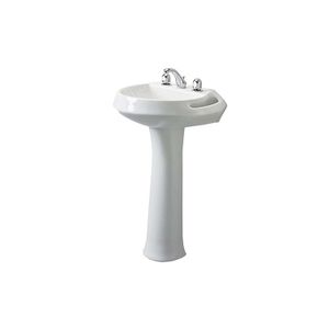 Lavamanos con pedestal ASPIO PLUS blanco. - EDESA