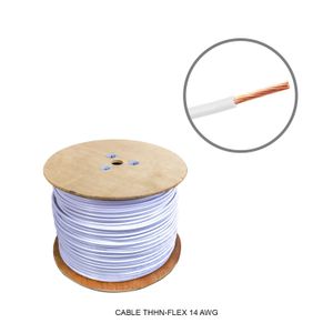 Cablex Flexi 14 Thhn Blanco C/M Cablec - CABLEC