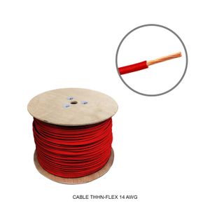 Cablex Flexi 14 Thhn Rojo C/M Cablec - CABLEC