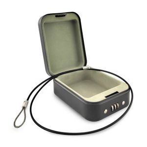 Caja De Seguridad 16.5Cmx12X6 Gris C/Clav - WRT