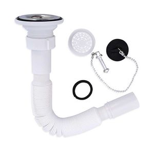 Jgo Sifon Acordeon 1 1/4" Blanco - AMERICAN HOME