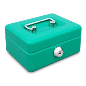 Caja de seguridad de 4 pulgadas fabricada en acero ultra resistente con apertura mediante llave de seguridad - WRT