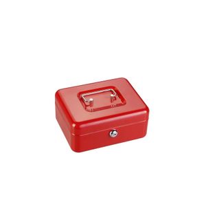 Caja De Seguridad 9X20X16Cm Roj C/Ll Saf - SAFEWELL