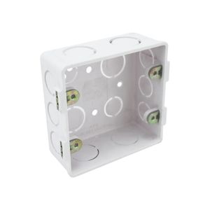 Cajetín cuadrado de PVC de 5 x 5 - ELECTROCABLES