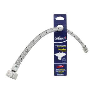 Manguera Abasto Lav Inox 1/2Mx1/2H 40Cm Coflex - COFLEX