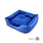 Cama-para-mascotas-cuadrada-de-60-x-50-cm-de-textura-suave-acolchada-de-tipo-SPORT-con-almohada-interior-tipo-hueso
