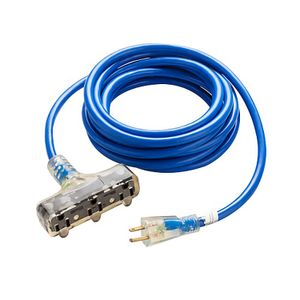 Extensión Eléctrica con una tercera linea de proteccion de puesta a tierra cable flexible tipo SJTW de 3 conductores - INCABLE
