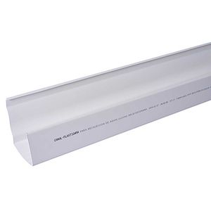 Canal Decorativo Blanco Pvc C/3Mt - PLASTIGAMA