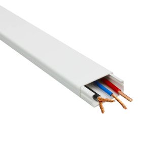 Canaleta Lisa 32X12 Blanca S/D Dexson - DEXSON