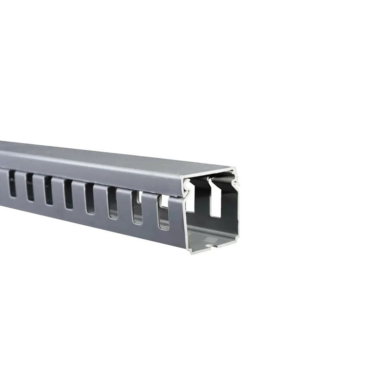 Canaleta-Ranurada-40X40-Gris-Dexson