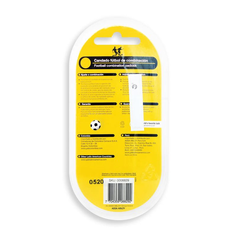 Candado-Combinacion-Futbol-Yale