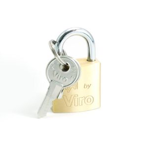 Candado Plano 25Mm Gancho Corto Fai Viro - VIRO