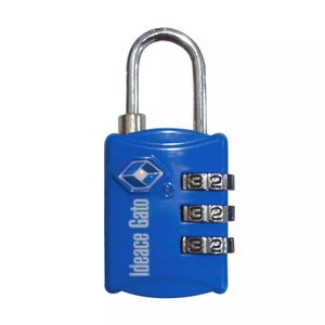 Candado Tsa P/Maleta 3 Digitos Azul Gato - IDEACE GATO