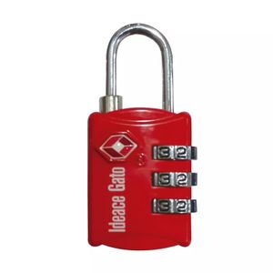 Candado Tsa P/Maleta 3 Digitos Rojo Gato - IDEACE GATO