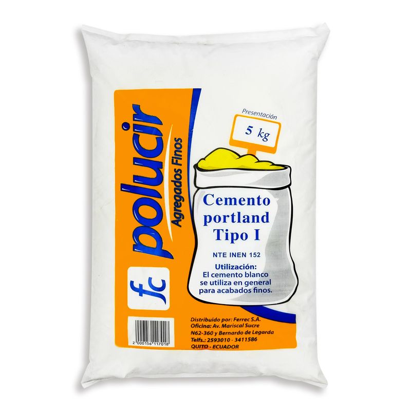 Cemento Rapido Blanco X 5Kg