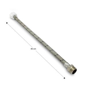 Manguera Abasto Wc 1/2Mx7/8Am 40Cm Inox - COFLEX