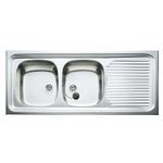 Freg.-Empotre-1235.510-2C-1E-Rev-Inox-Teka